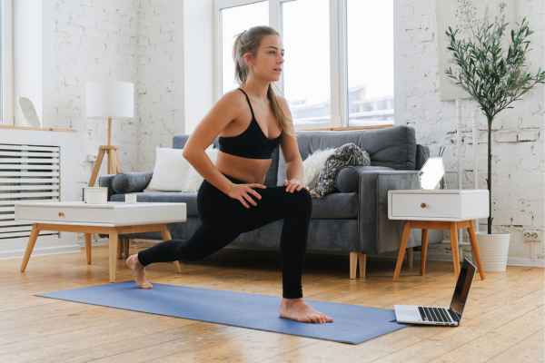 Woman exercising confidently after femiwand treatment Scotland